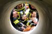 Team der Feuerwehren Hergershausen und Sickenhofen im Wasserwerk