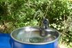 Öffentlicher Trinkwasserbrunnen Nahaufnahme